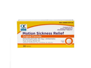 motion sickness relief 50mg tab 24ea (dramamine)