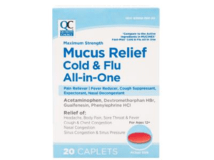 mucus relief severe cold max str cpl 20ea (mucinex fast max