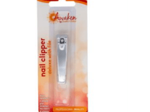 nail clipper w/file delux 1ea