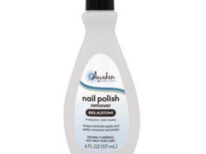 nail polish remover 100% acetone liq awaken 6oz (cutex)