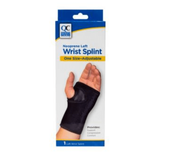 wrist splint neoprene left osfm 1ea