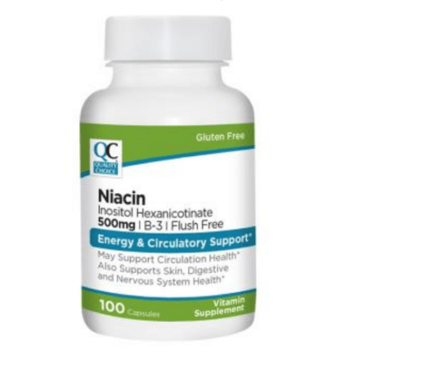 vit niacin flush free 500mg cap 100ea