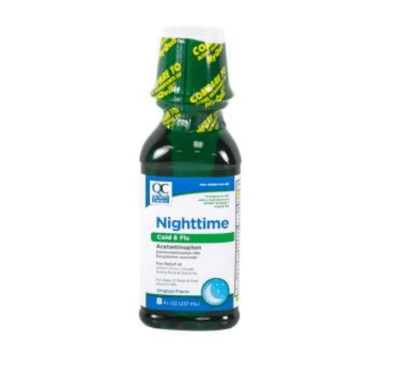 nighttime cold and flu original liq 8oz (nyquil)