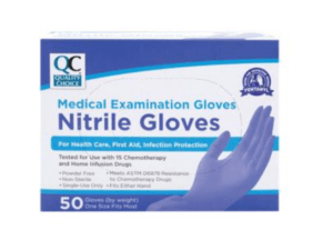 gloves nitrile osfm 50ea (caremates nitrile gloves)