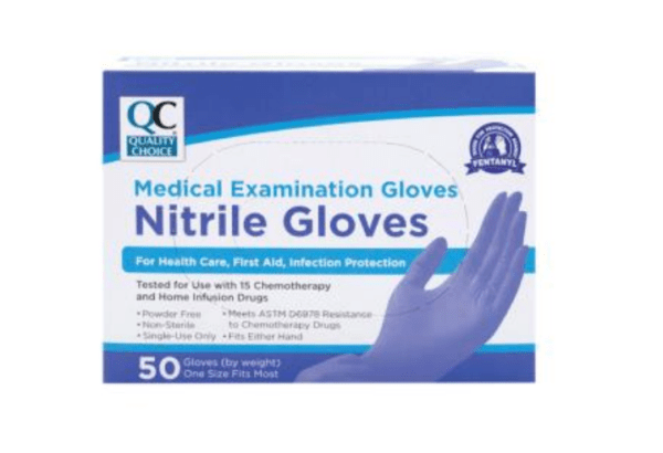 gloves nitrile osfm 50ea (caremates nitrile gloves)