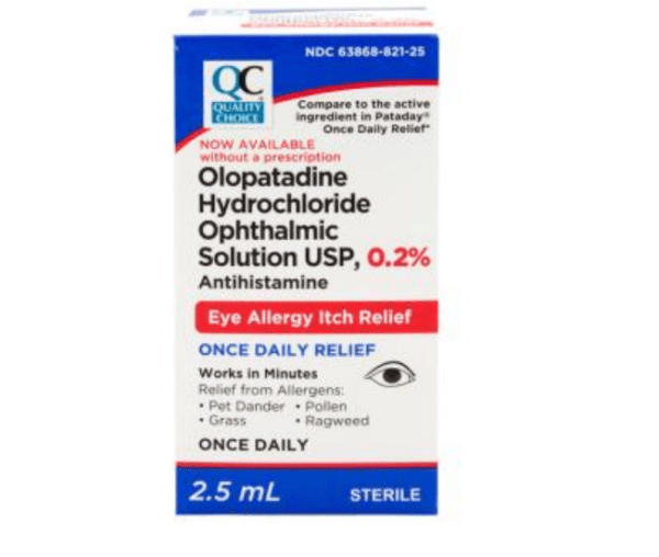 olopatadine 0.2% once daily drp 2.5ml (pataday)