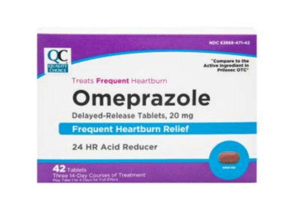 omeprazole 20mg tab 42ea (prilosec)