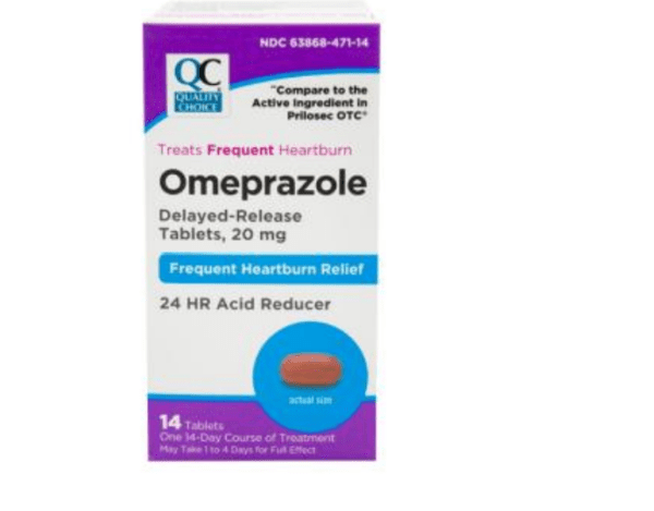 omeprazole 20mg tab 14ea (prilosec)