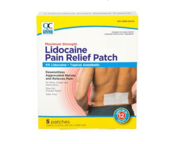 lidocaine pain relief patch tdm 5ea (aspercreme patch)