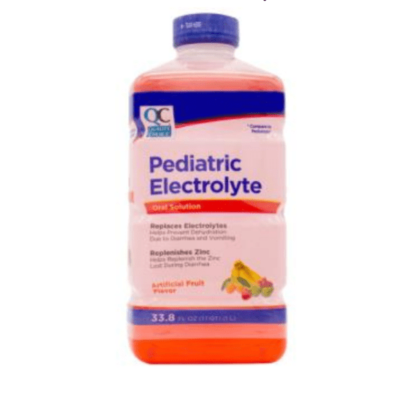 pediatric electrolyte w/zinc fruit 1014ml (pedialyte)