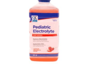 pediatric electrolyte w/zinc strawberry 1014ml (pedialyte)