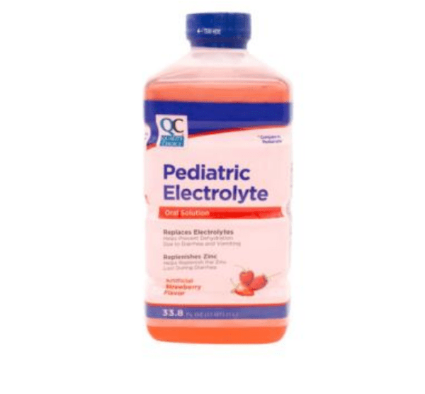 pediatric electrolyte w/zinc strawberry 1014ml (pedialyte)