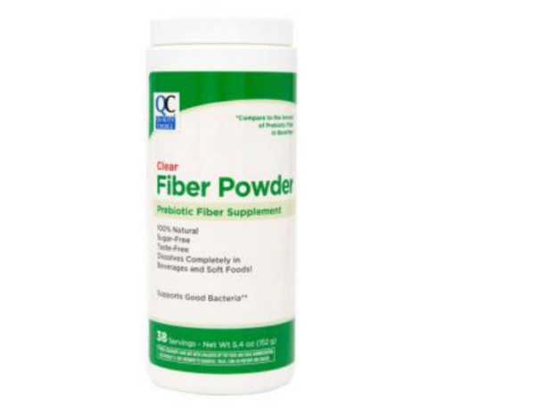 qualifiber powder flavor free 38 doses 5.4oz (benefiber)