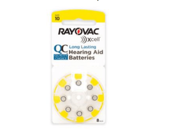 rayovac hearing aid battery #10 8ea (battery)