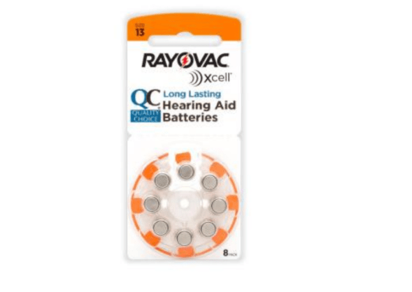 rayovac hearing aid battery #13 8ea (battery)