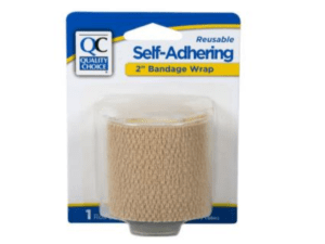 quality choice's bandage self adhering wrap 2" roll 1ea