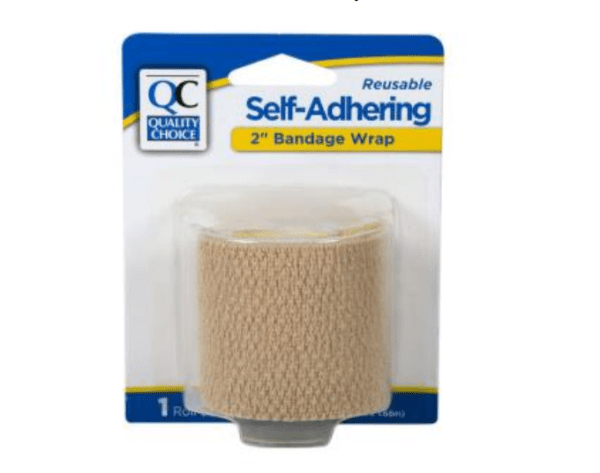 quality choice's bandage self adhering wrap 2" roll 1ea