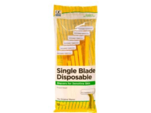 razor single blade disposable sensitive skin 12ea (bic)