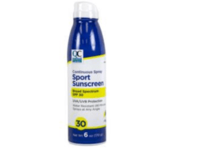 quality choice sunscreen sport spf 30 spr 6oz (coppertone)