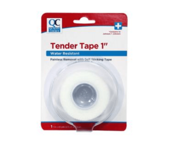 quality choice bandage tender tape 1"x6 yds 1ea (band aid)