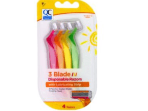 razor 3 blade disposable womens 4ea (soleil)