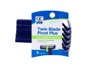 razor twin blade disposable plus mens 5ea (good news)