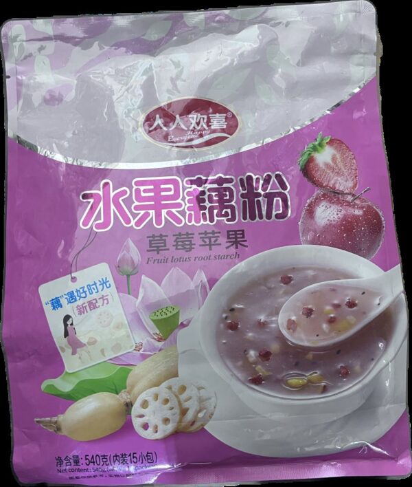 fruit lotus root starch strawberry/apple (540g)