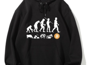 bitcoin crypto evolution hoodie