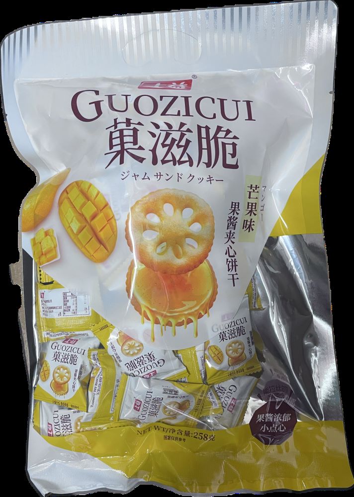 guozicui mango jam biscuit (258g)