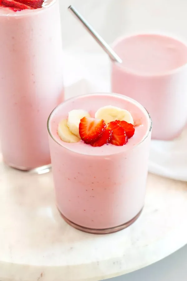 strawberry banana smoothie